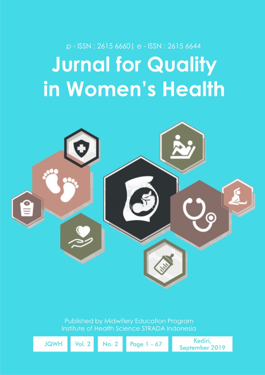 					View Vol. 2 No. 2 (2019): Journal for Quality in Women's Health
				
